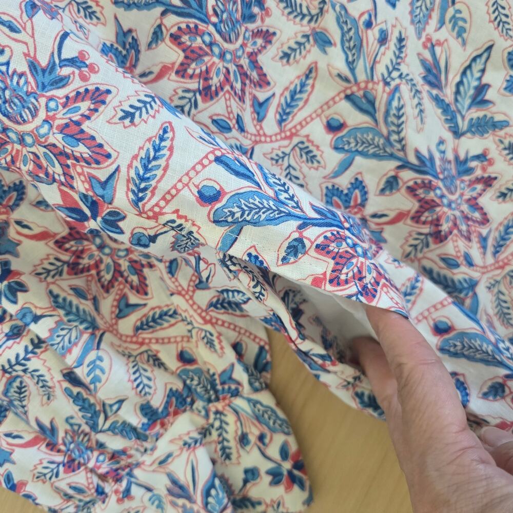 *NWT J. Mclaughlin Nylee 100% Linen Floral Dress Size S Relaxed Fit 3/4 Sleeves - Picture 9 of 12